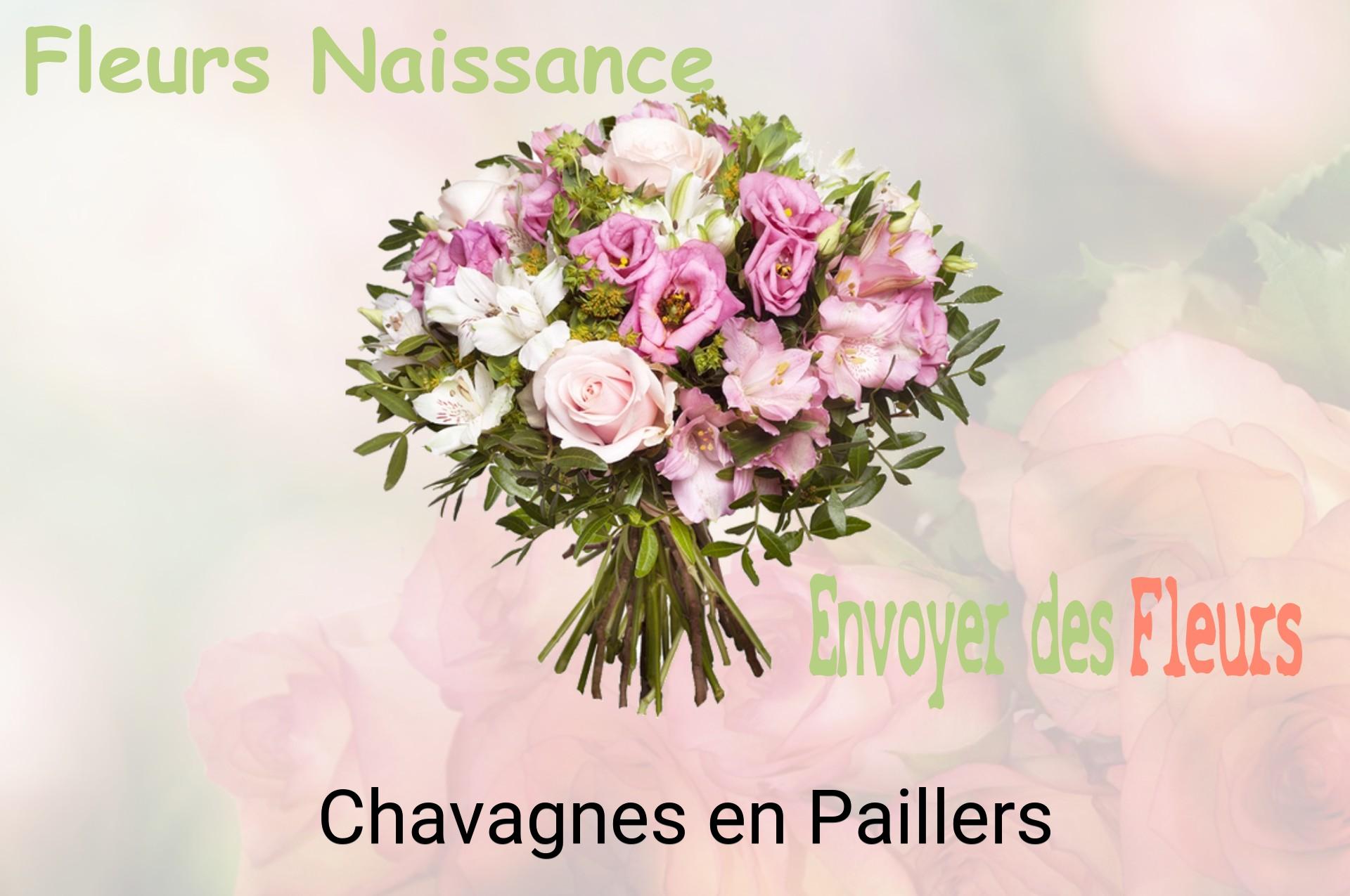 Bouquet de fleurs de naissance livré à Chavagnes-en-Paillers